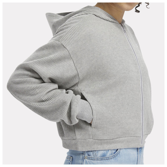 Reebok Γυναικεία ζακέτα RIE Waffle Fullzip Reebok Γυναικεία ζακέτα RIE Waffle Fullzip